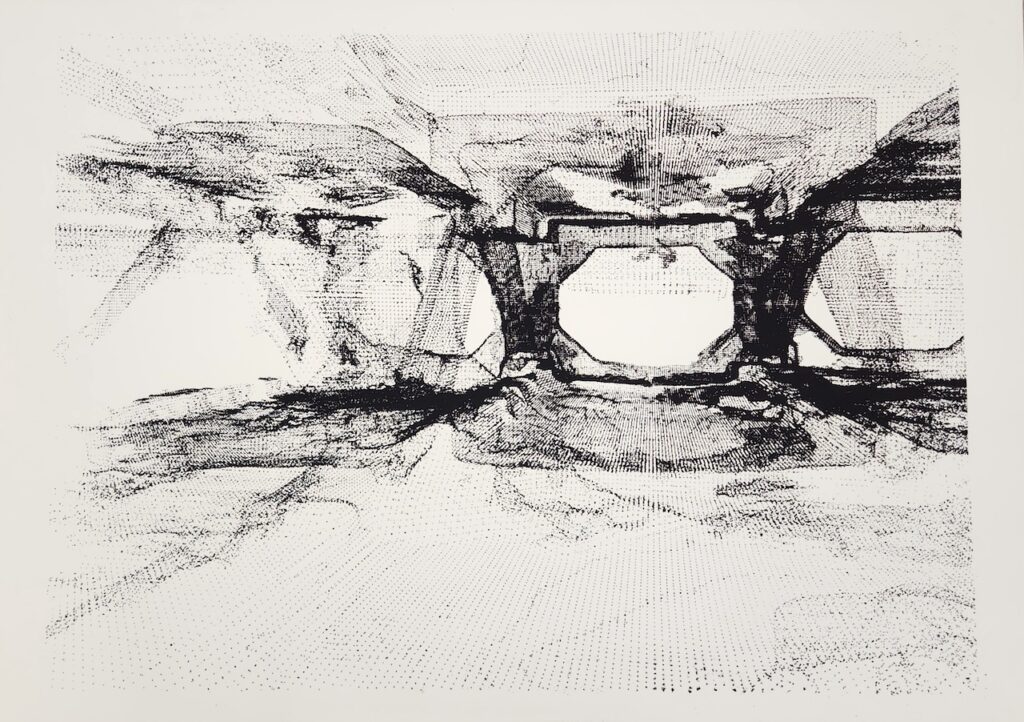 silkscreen printing
70 x 100 cm