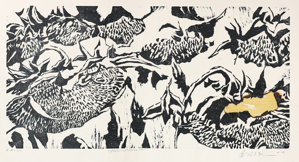 Gravure sur bois
40 x 81 cm
